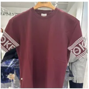 [S] KENZO SPORT SHORT SLEEVE T-SHIRT,MAROON, 565TS043-4BD-23B (SK146)