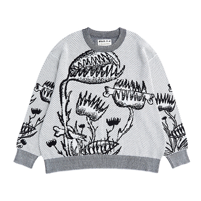 [Amanda Rose] Venus Flytrap Long Sleeve Top