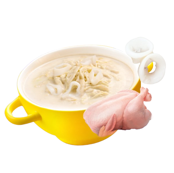 Moochie Creamy Broths With Chicken & Calamari Wet Cat Food (40gx16pcs)