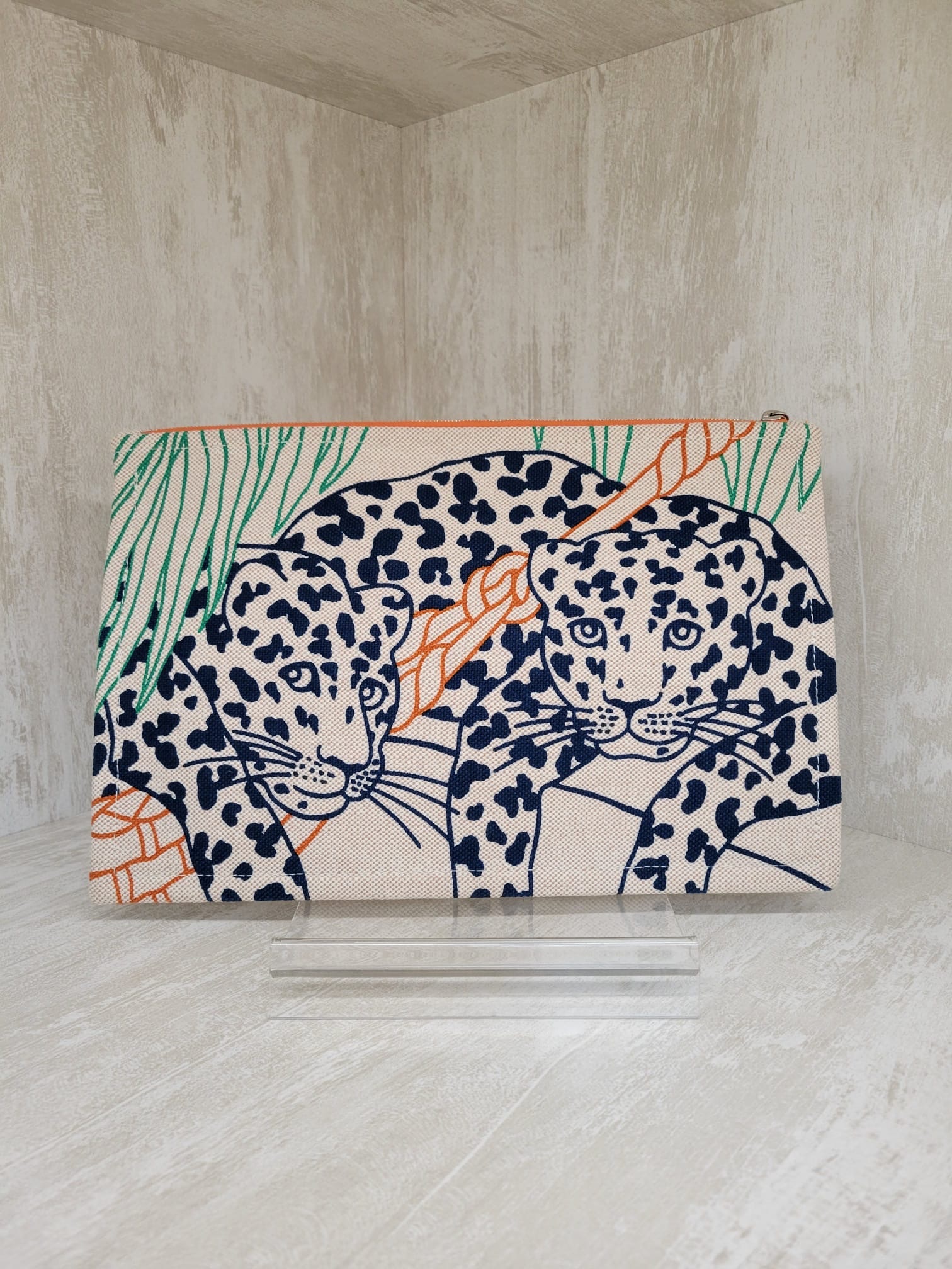 Hermes Leopard 手拿包