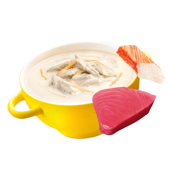 Moochie 濃湯系列 吞拿魚+蟹柳 (40gx16包)