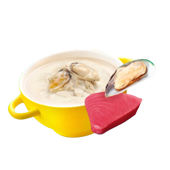 Moochie Creamy Broths Cat Wet Food Tuna & Green-Lipped Mussel．40g