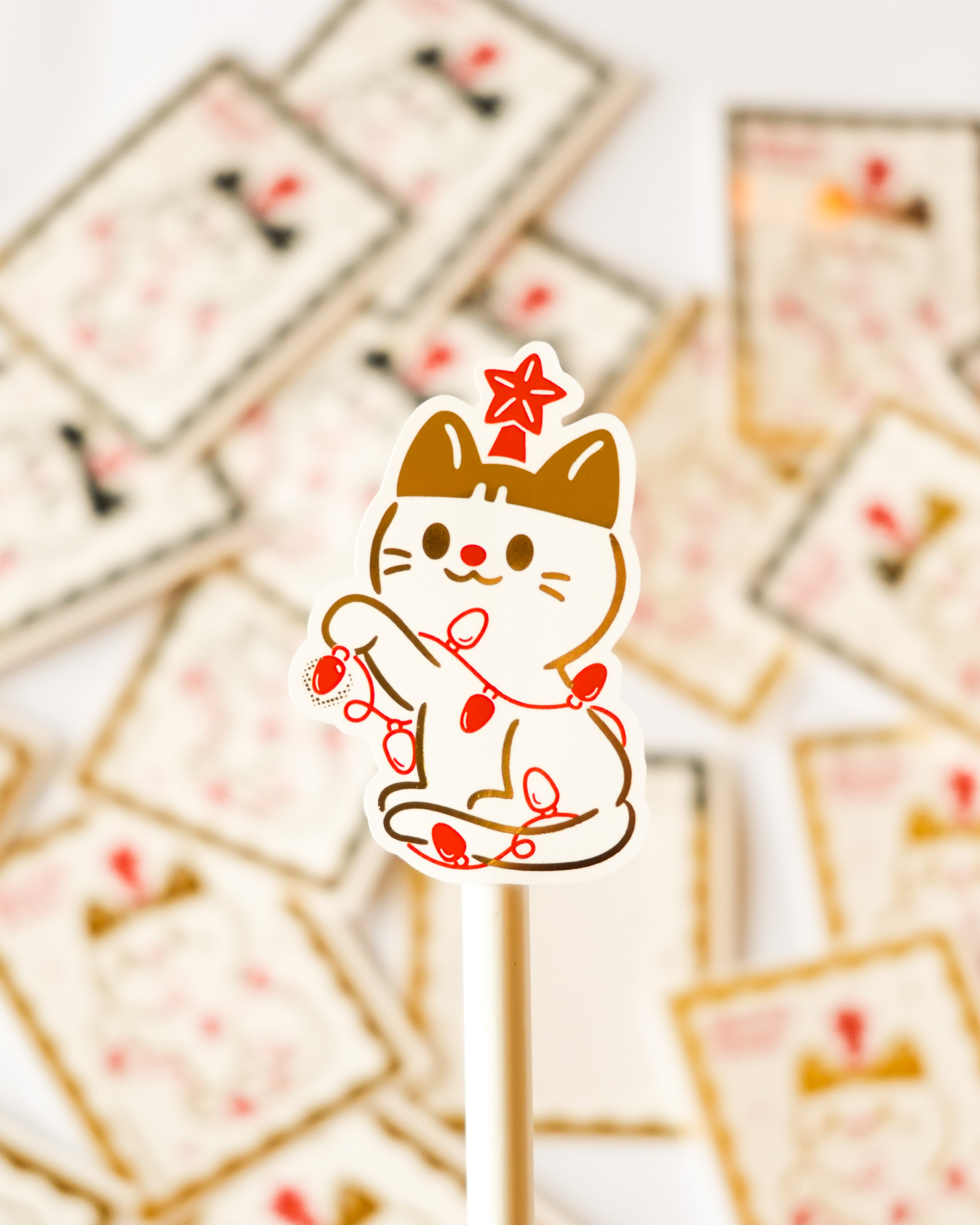 ✸ 聖誕燙金貼紙