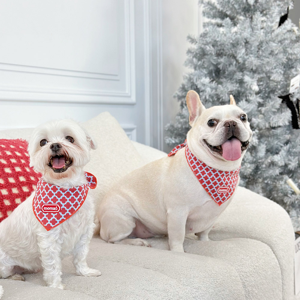 momao |日系花 三角領巾