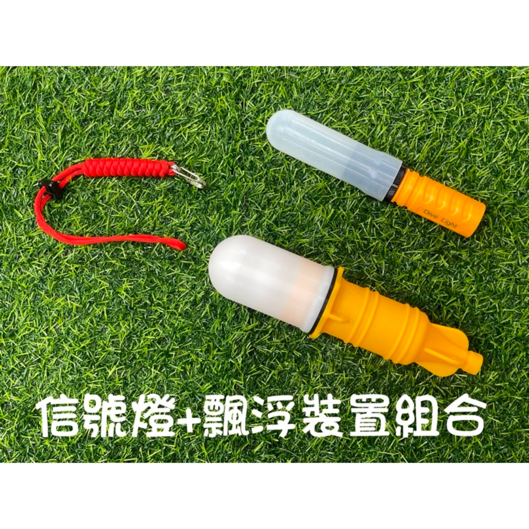 ※潛水潛伴燈 夜潛警示燈 水陸兩用手電筒 (不含電池) 限用平頭電池