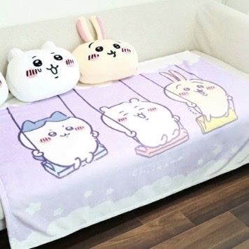 現貨｜韓國限定 Chiikawa 居家保暖毛毯 Blanket (Violet)