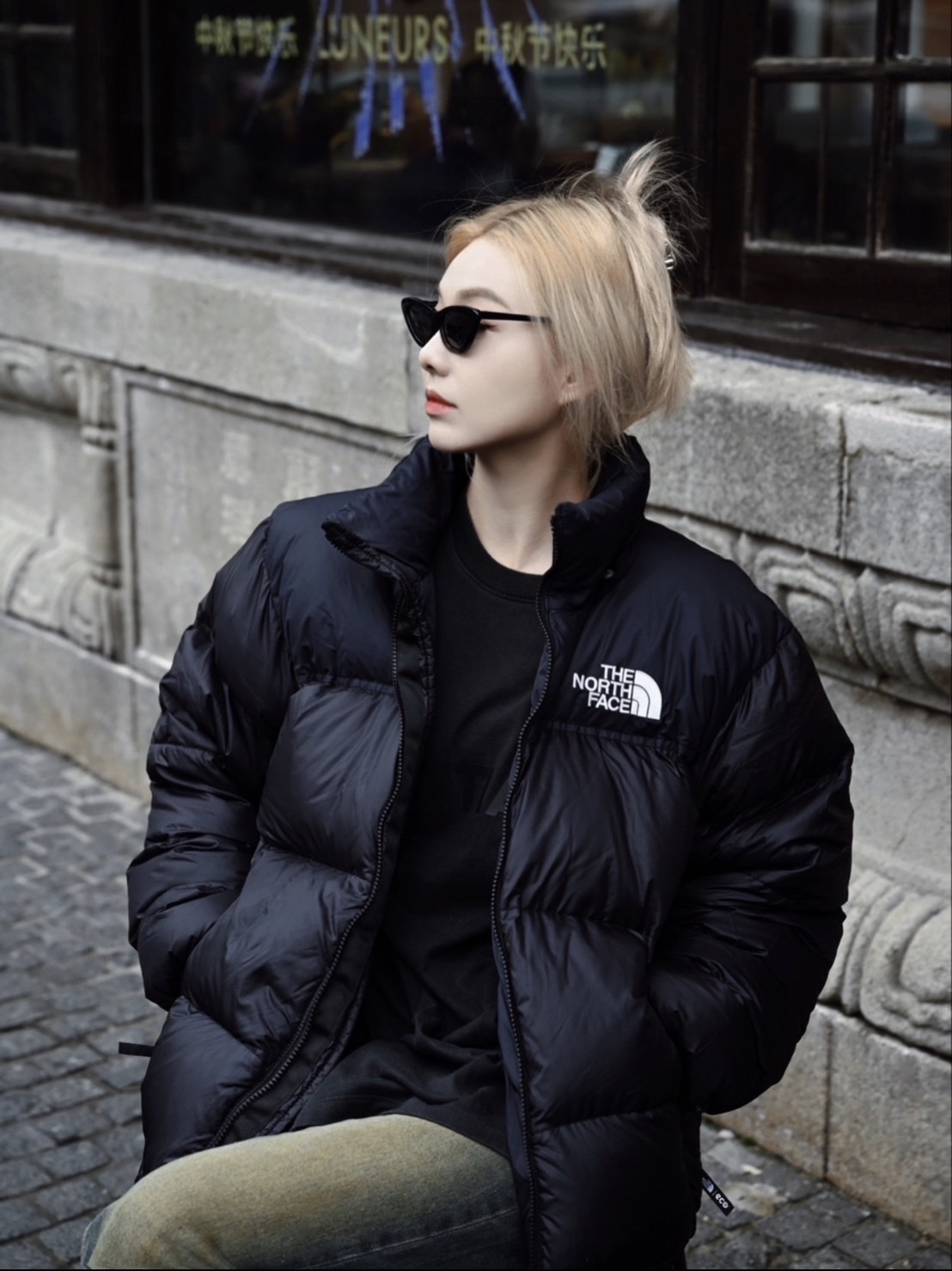 <快速出貨🍃> The North Face 1996 羽絨外套 霧黑 (NJ1DQ55A)