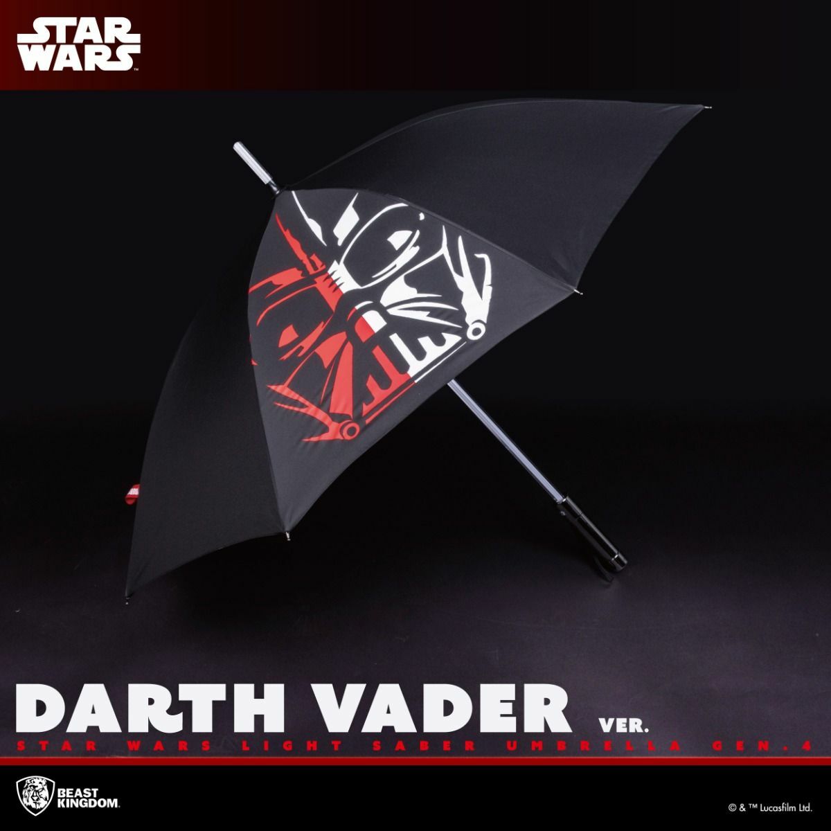 Star Wars Light Saber Umbrella Gen.4 （ Darth Vader）
