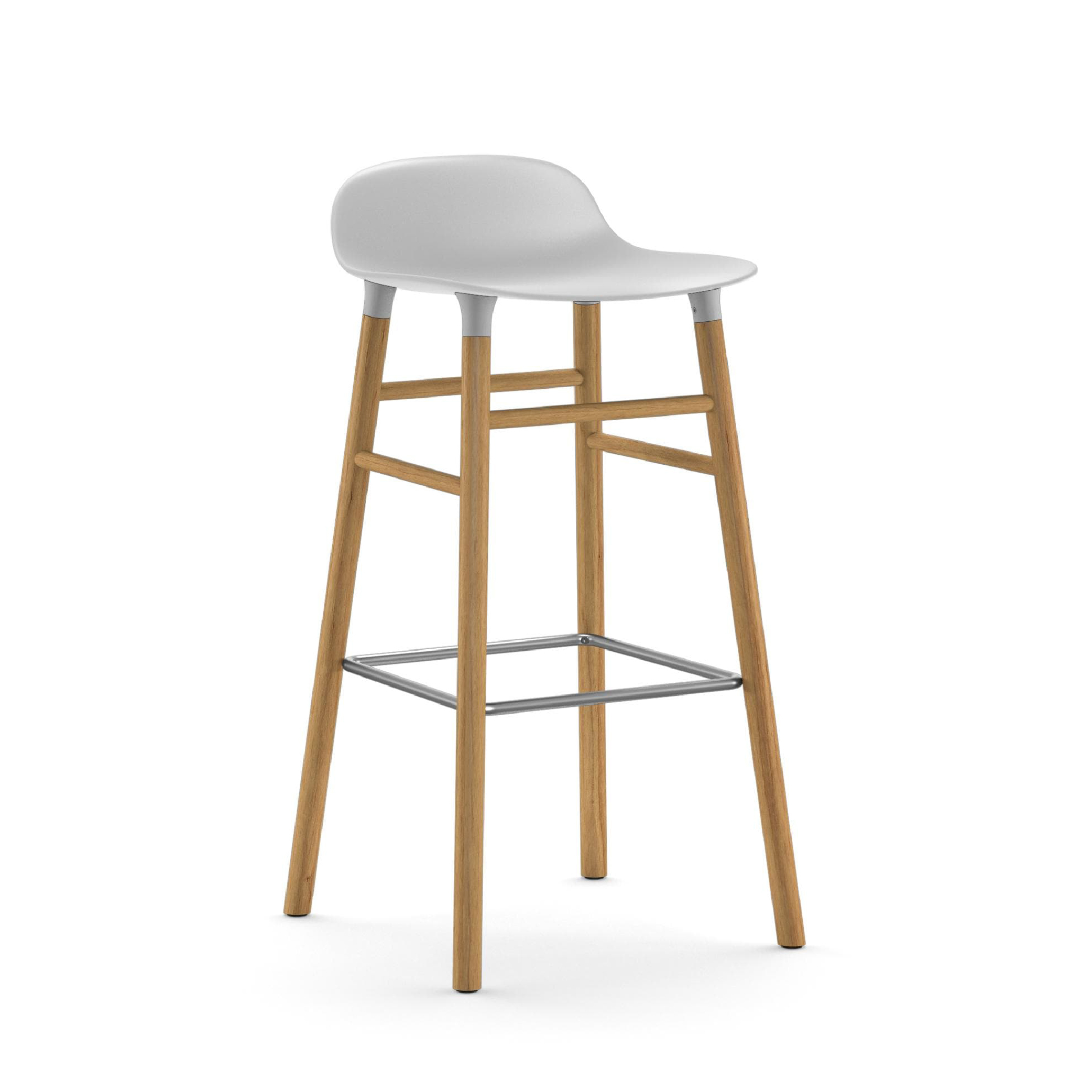 有型 / 橡木腳吧台椅 - 75 公分 by normann Copenhagen