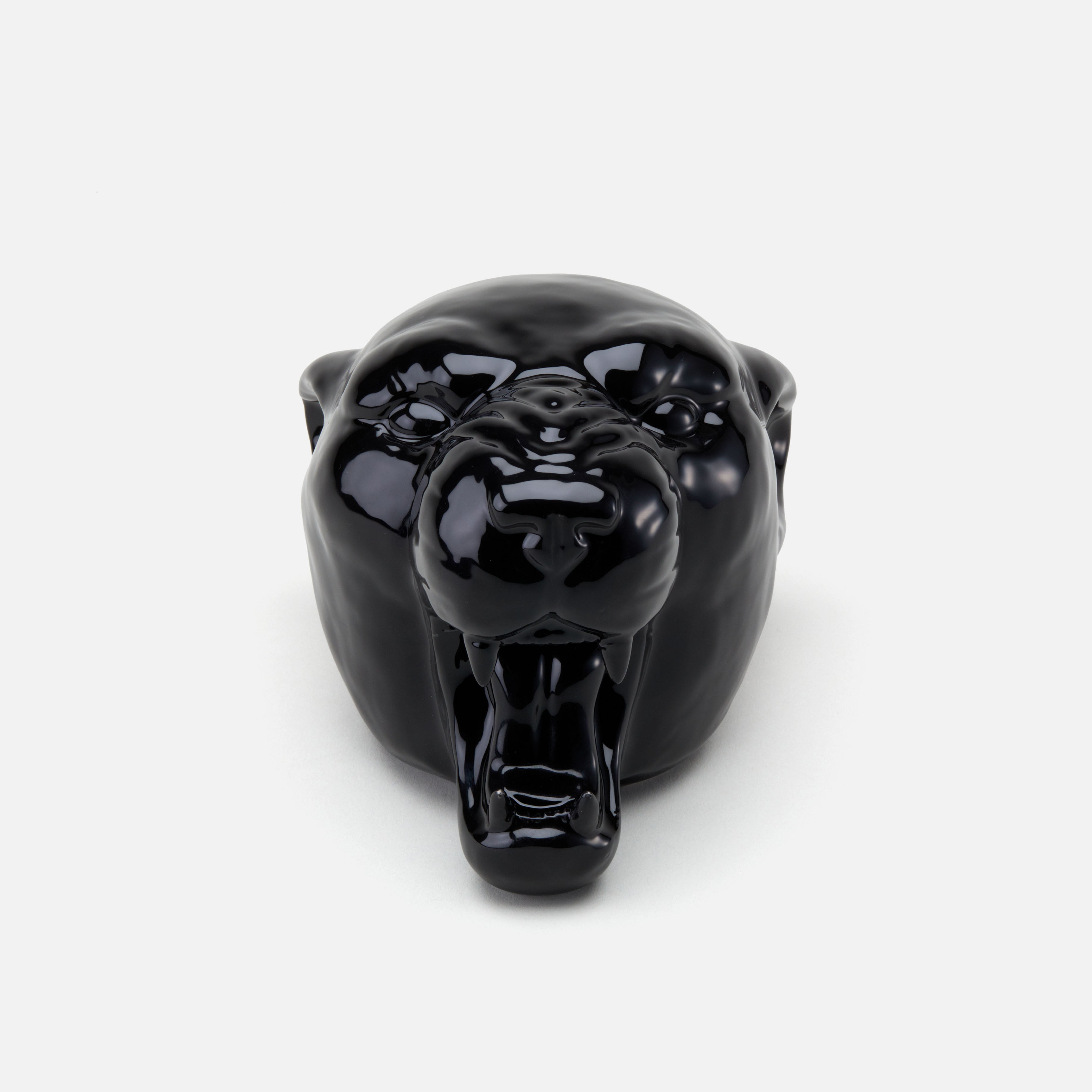 -(D6a)-NEIGHBORHOOD PANTHER INCENSE CHAMBER "BLACK" NBHD 豹頭線香座 黑豹-232AINH-AC02