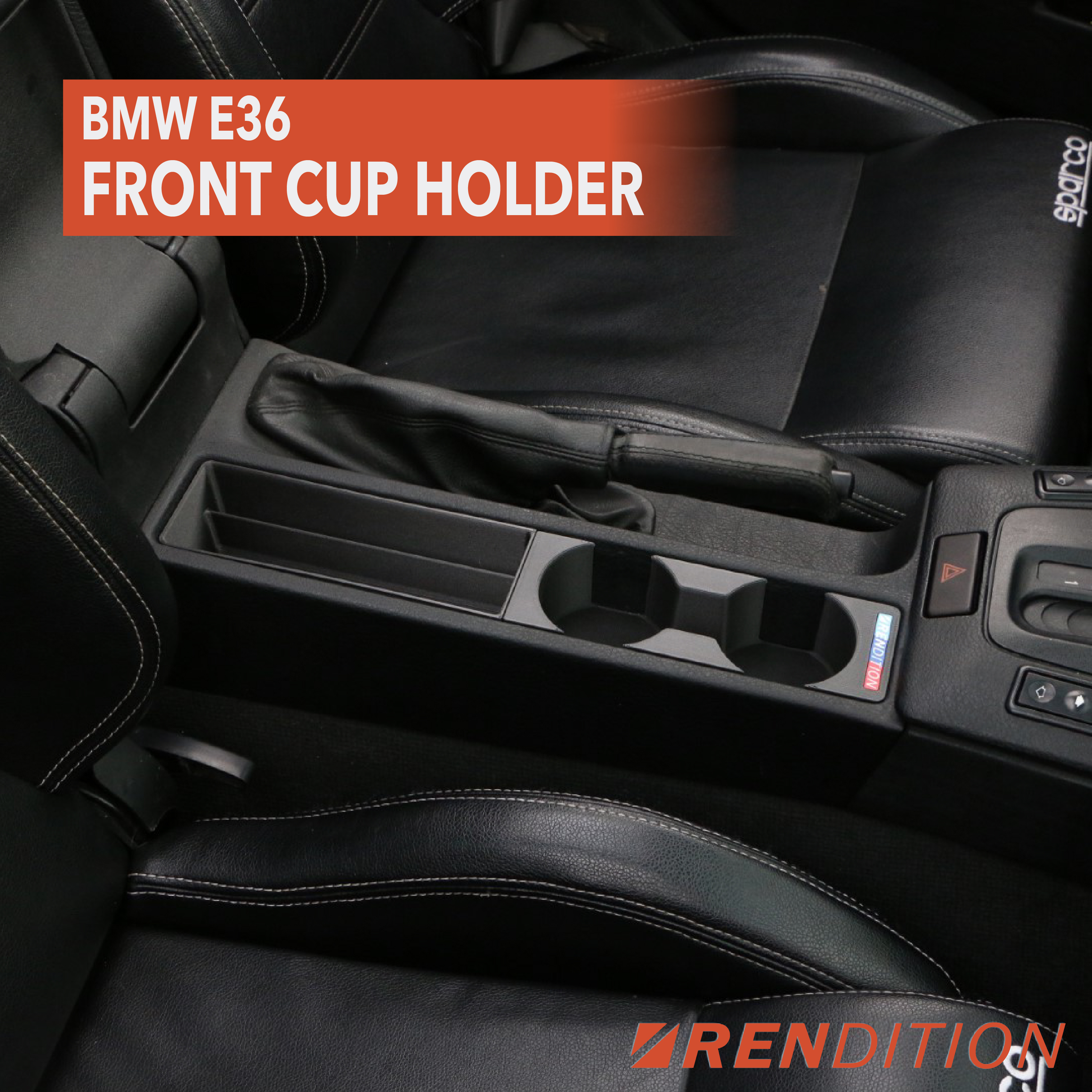 BMW E36 FRONT CUP HOLDER V5