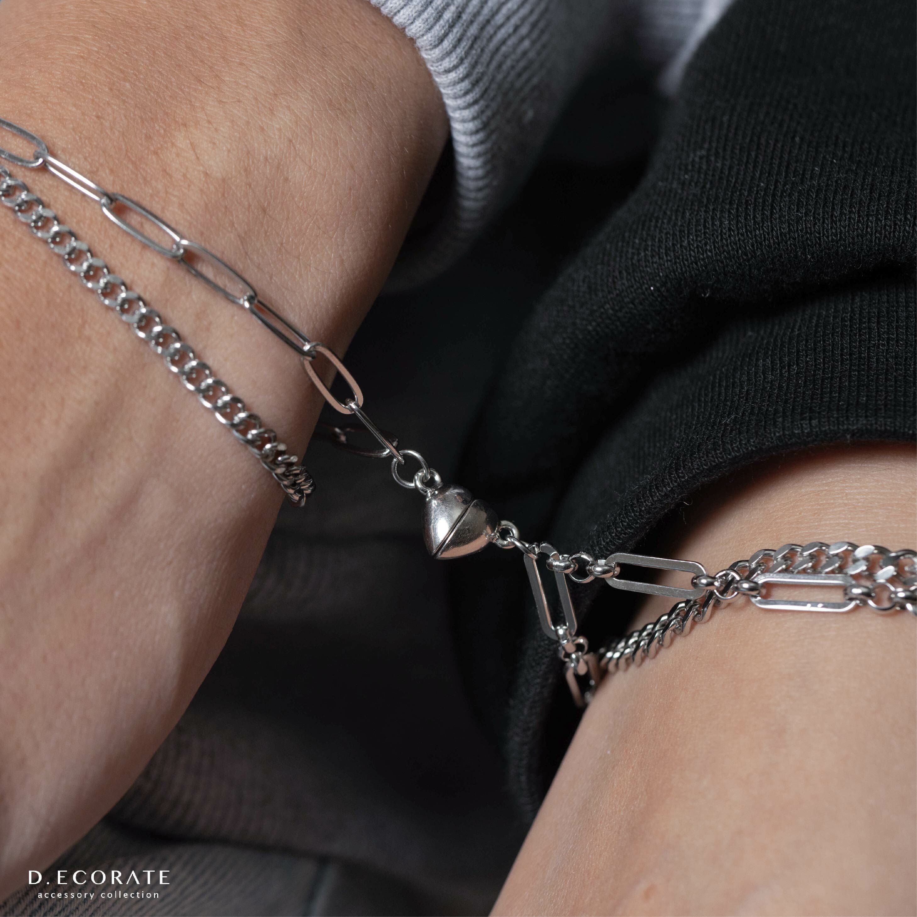 D.ecorate 情侶愛心雙層手鍊