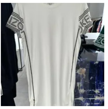 [S] KENZO SPORT SHORT TEE DRESS,WHITE, 952R0894-985-01 (SK154)