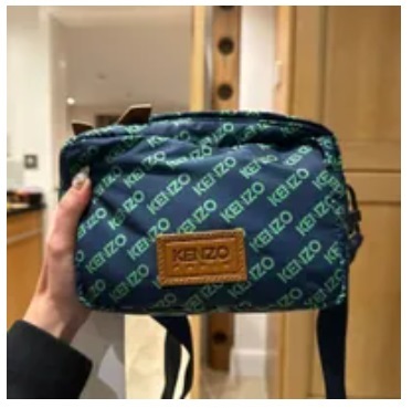 [S] KENZO CROSSBODY BAG,NAVY, 3612230336049 (SK158)