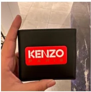 [S] KENZO FOLD WALLET,BLACK, 3612230421806 (SK160)