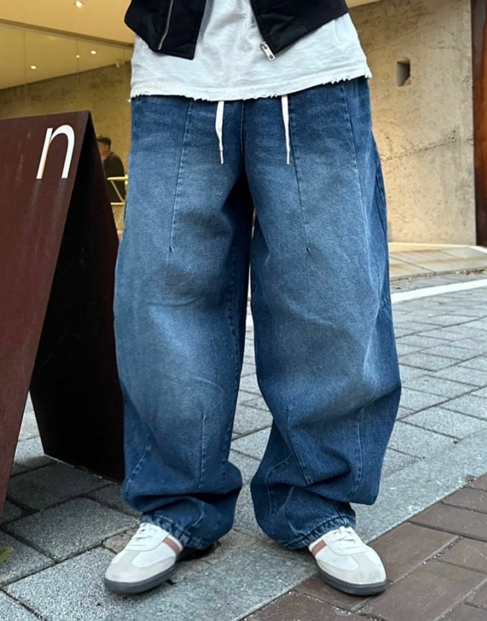 洗水鬆身牛仔褲 P2634