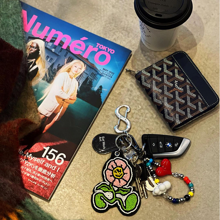 預購︱String Ting Love The Clouds Beaded 鑰匙圈