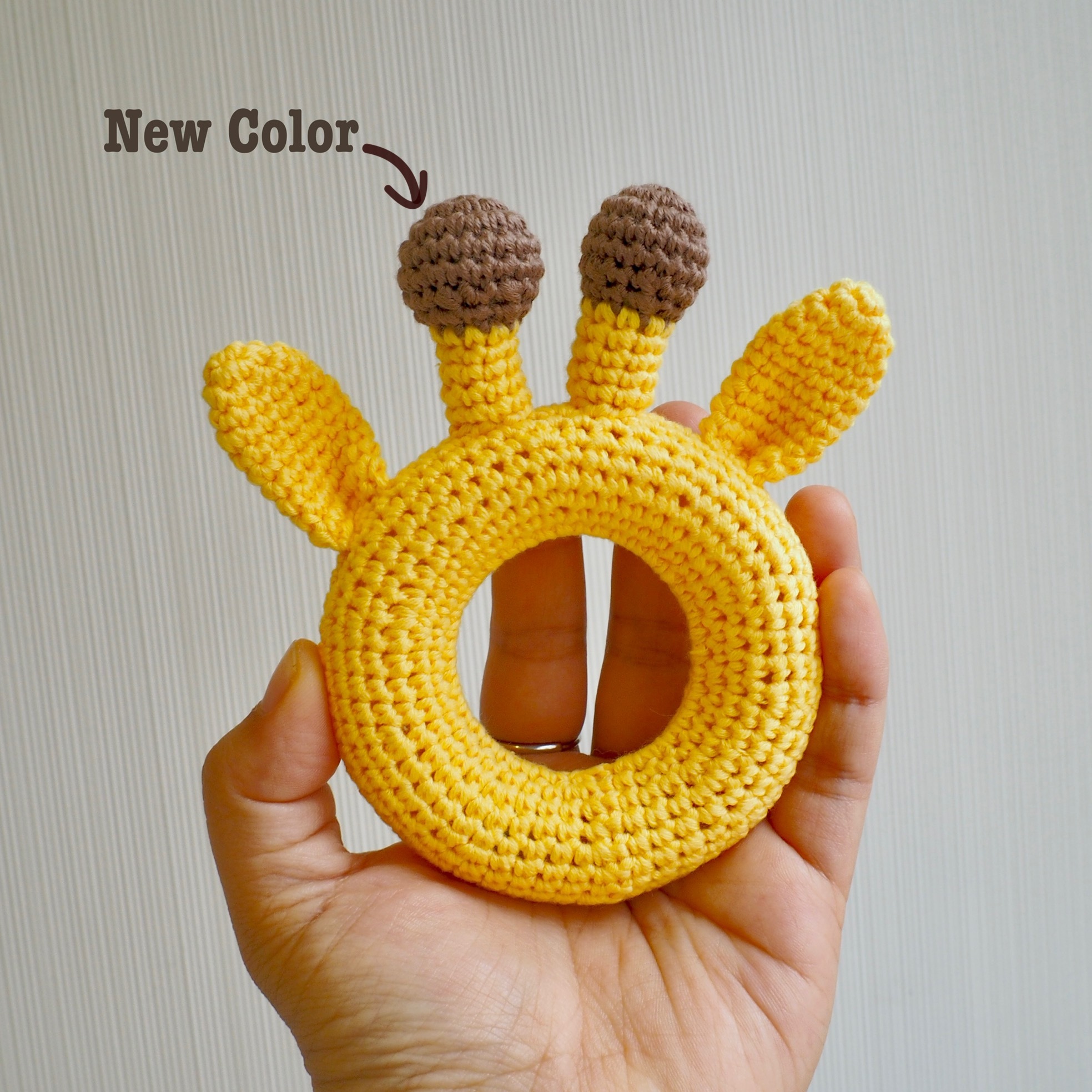 長頸鹿手搖鈴玩具