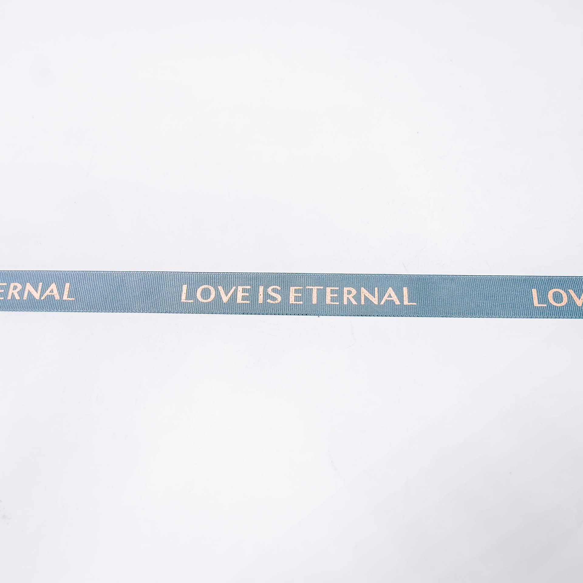 『精緻緞帶』燙金灰 LOVE IS ETERNAL