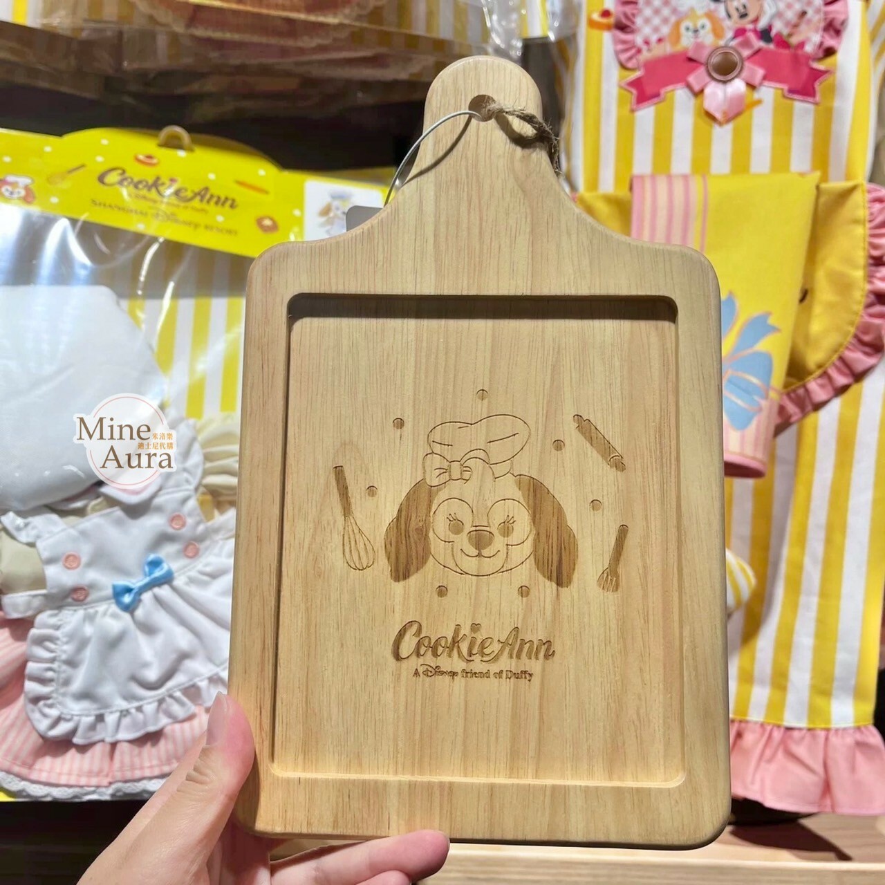 廚房烘焙系列 可琦安 餅乾 CookieAnn 方形 下午茶 托盤 -上海迪士尼樂園