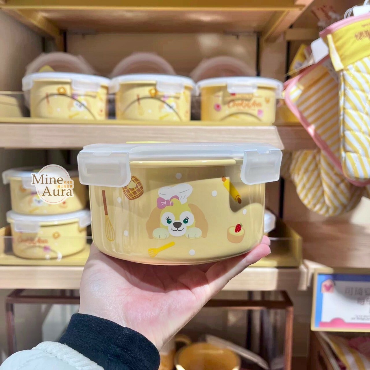 廚房烘焙系列 可琦安 餅乾 CookieAnn 可加熱 陶瓷 餐盒 便當盒 -上海迪士尼樂園