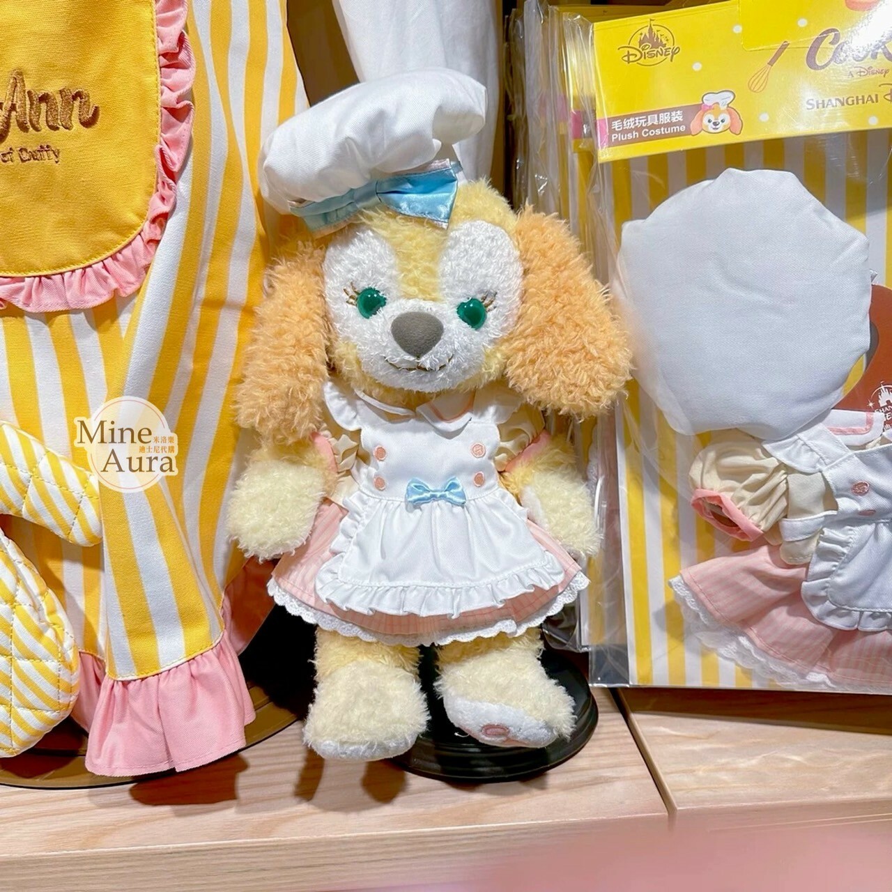 廚房烘焙系列 可琦安 餅乾 CookieAnn S號娃娃 廚師裝圍裙 造型服裝 套裝 (無娃娃) -上海迪士尼樂園