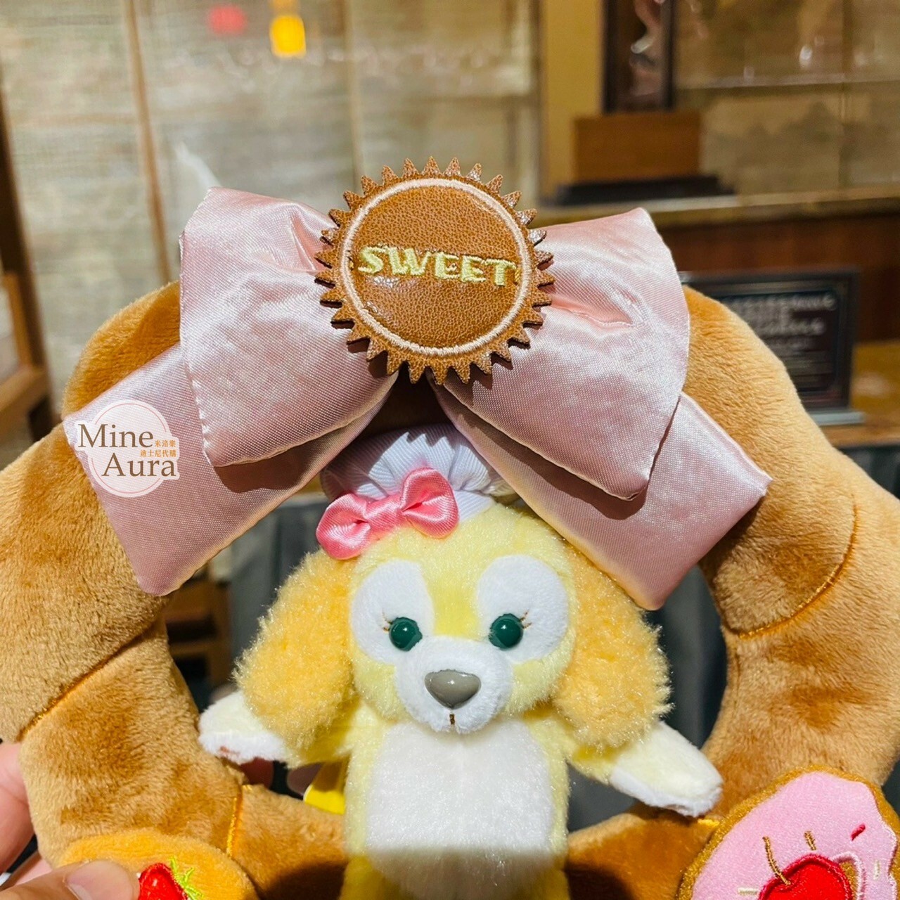 (限時特價) 廚房烘焙系列 可琦安 餅乾 CookieAnn 花圈造型 絨毛 掛飾 擺飾品 -上海迪士尼樂園