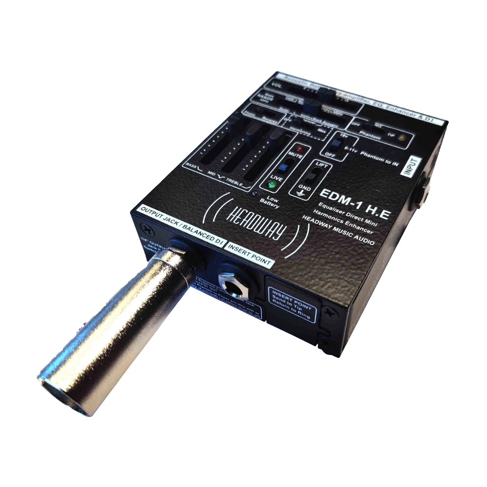 Headway Headway / EDM-1 單軌前級/DI (吉他、貝斯、小提琴、烏克麗麗可用) — 三峽烏克麗麗