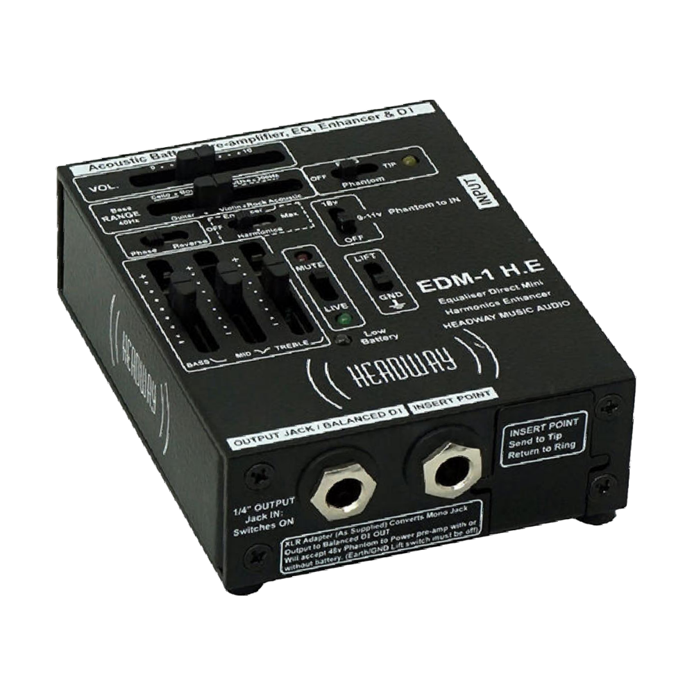 Headway Headway / EDM-1 單軌前級/DI (吉他、貝斯、小提琴、烏克麗麗可用) 第 3 張圖片｜三峽烏克麗麗