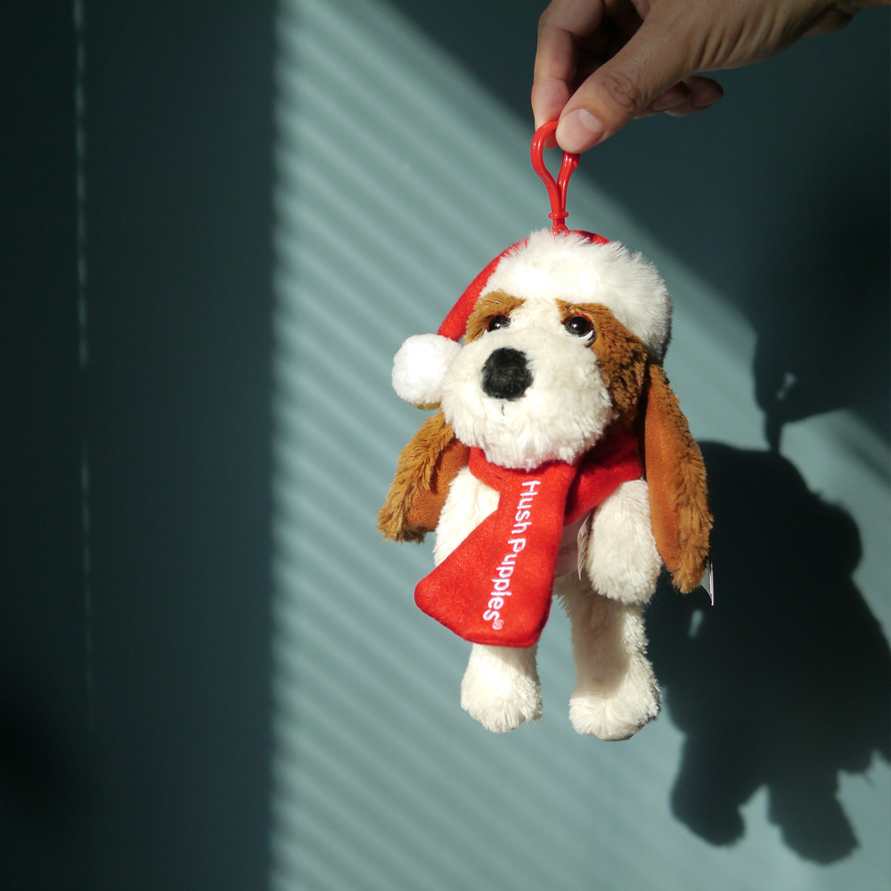 8" 聖誕吊飾巴吉度玩偶