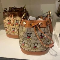 [S] COACH CN499 DSNY MINI DMPSY BB,B4/KHAKI/REDWOOD MULTI, 196395080700 (SCO600)