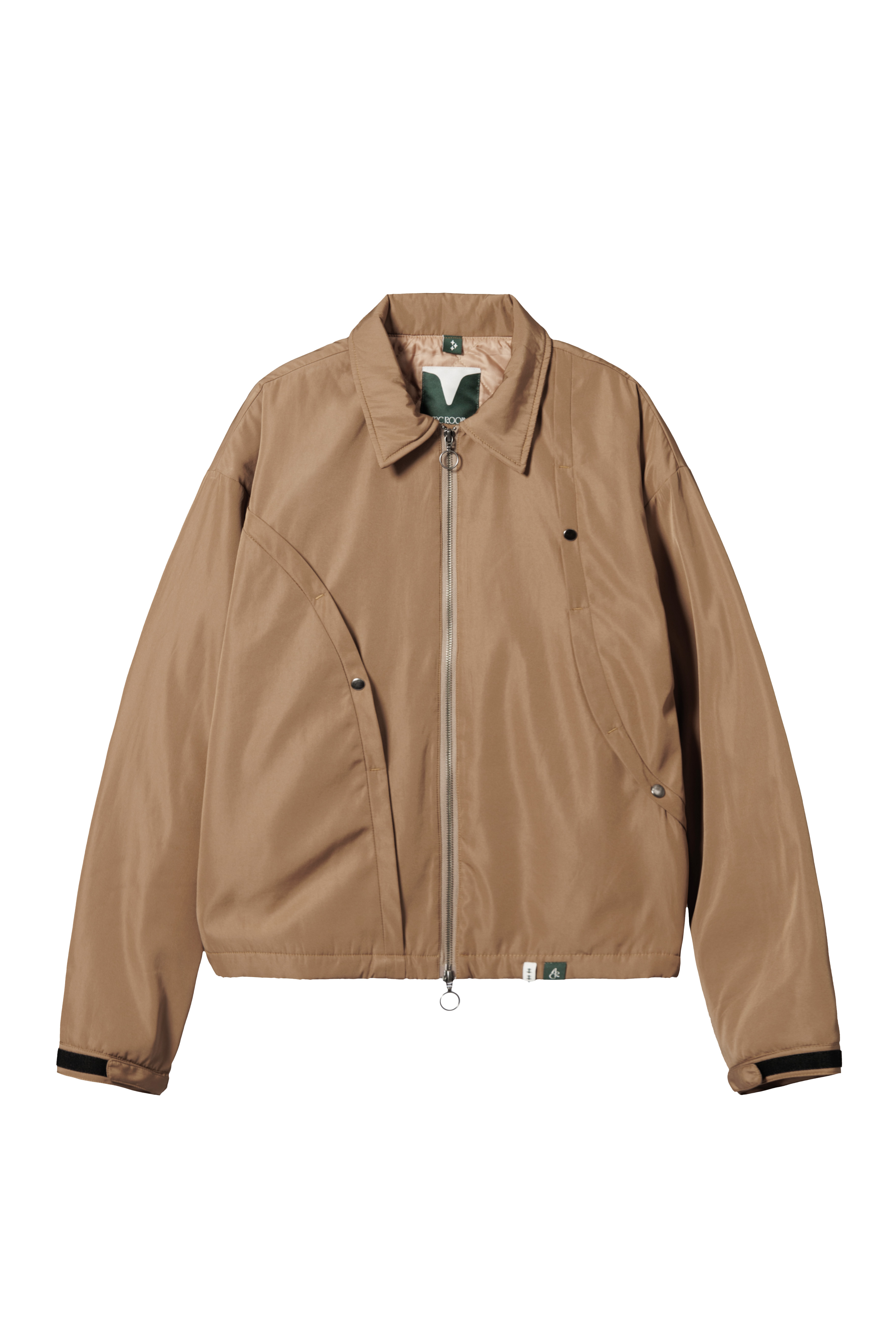 CROP TOP JACKET - BROWN