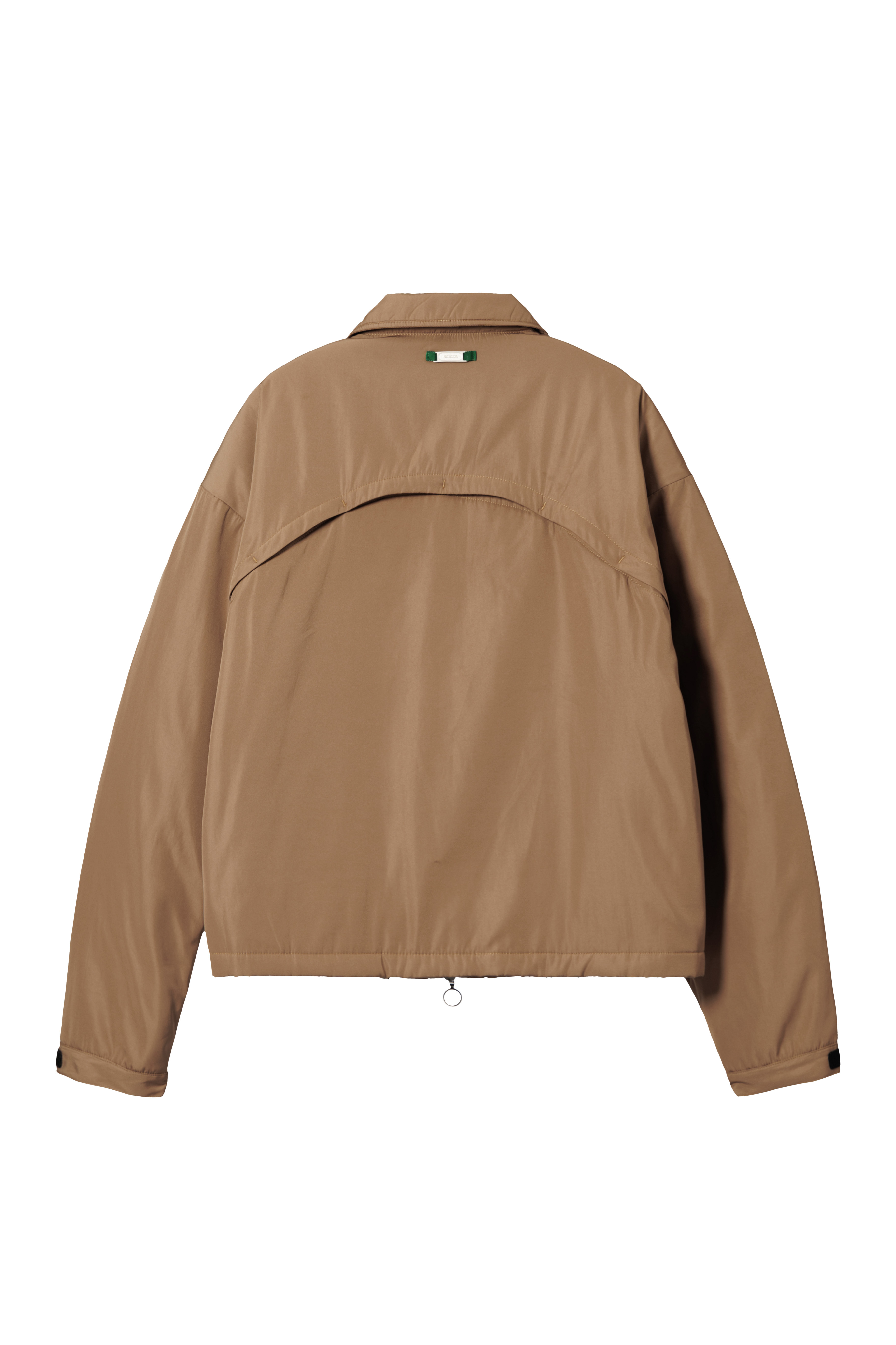 CROP TOP JACKET - BROWN