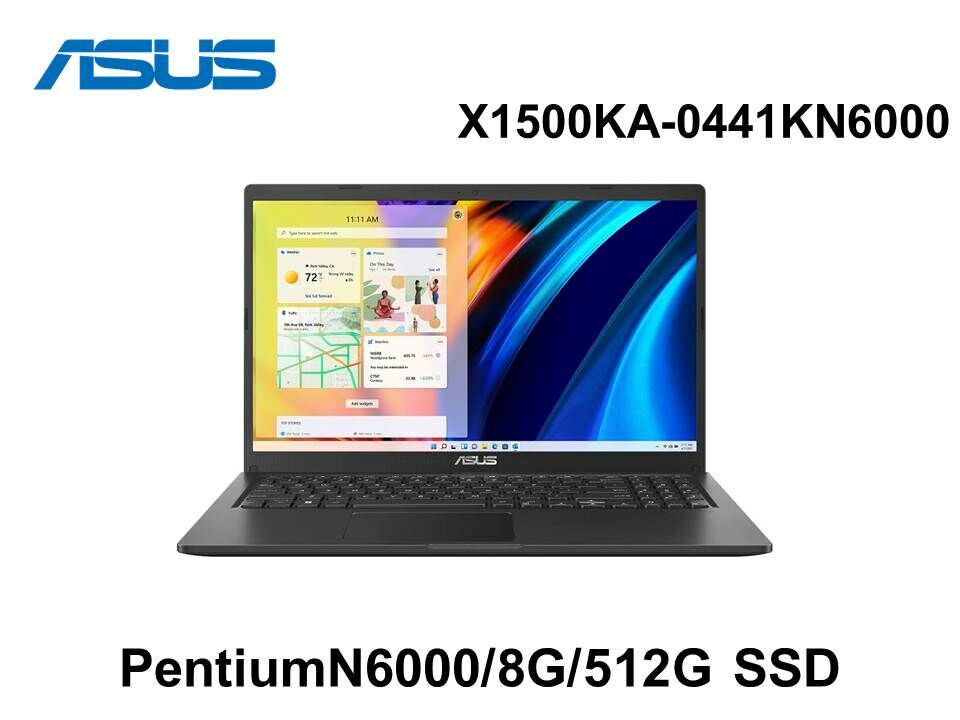 ASUS 華碩 X1500KA-0441KN6000 15.6吋筆電 N6000/8G/512GSD/WIN11