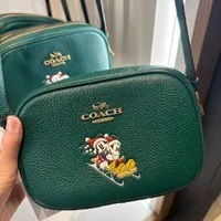 [S] COACH CN024 DISNEY MINI JAMIE CAMERA BAG,B4/DARK PINE, 196395080182 [FINAL SALE] (SCO602)