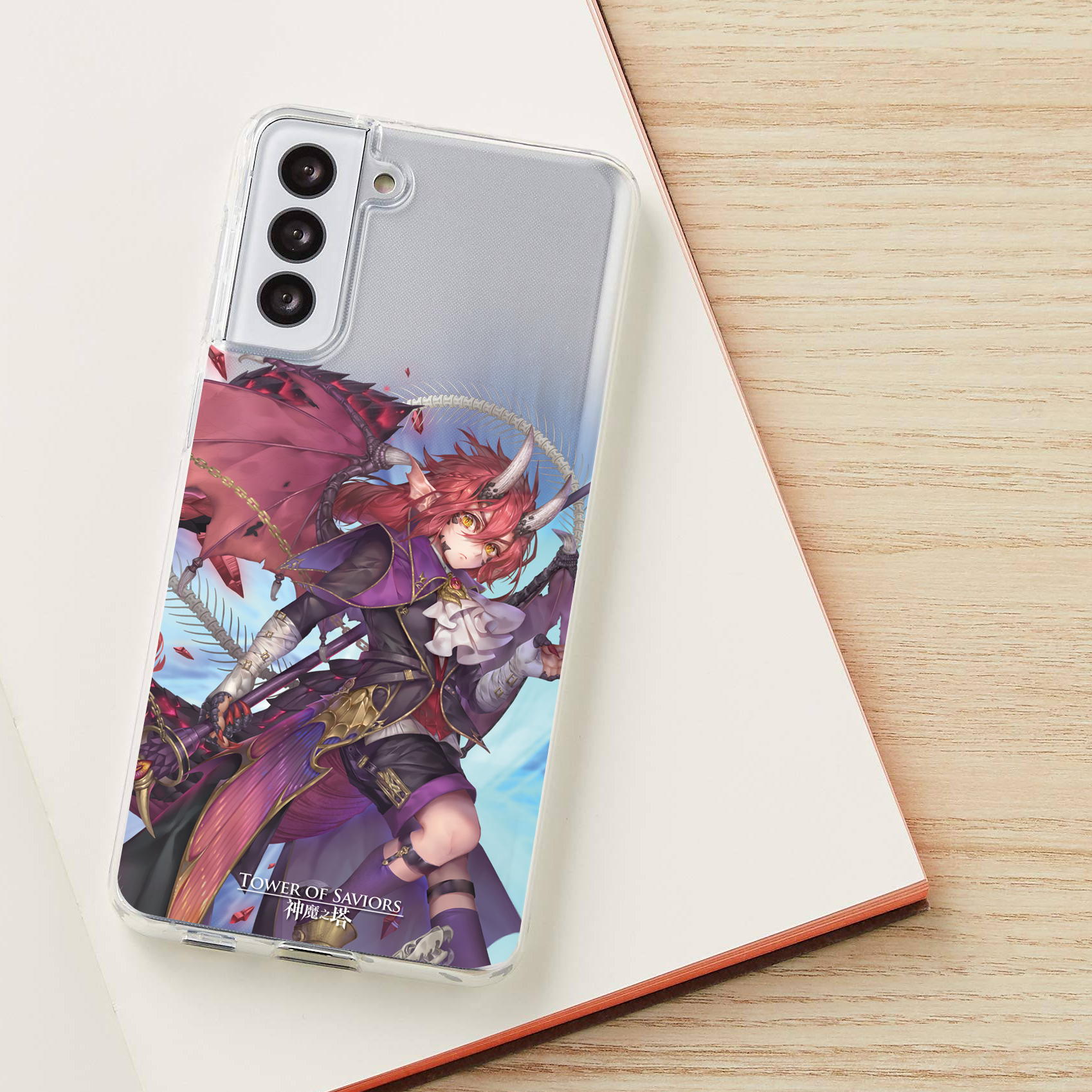 《神魔之塔》黑金三星手機殼（諾瓦利斯/烏蘇拉）