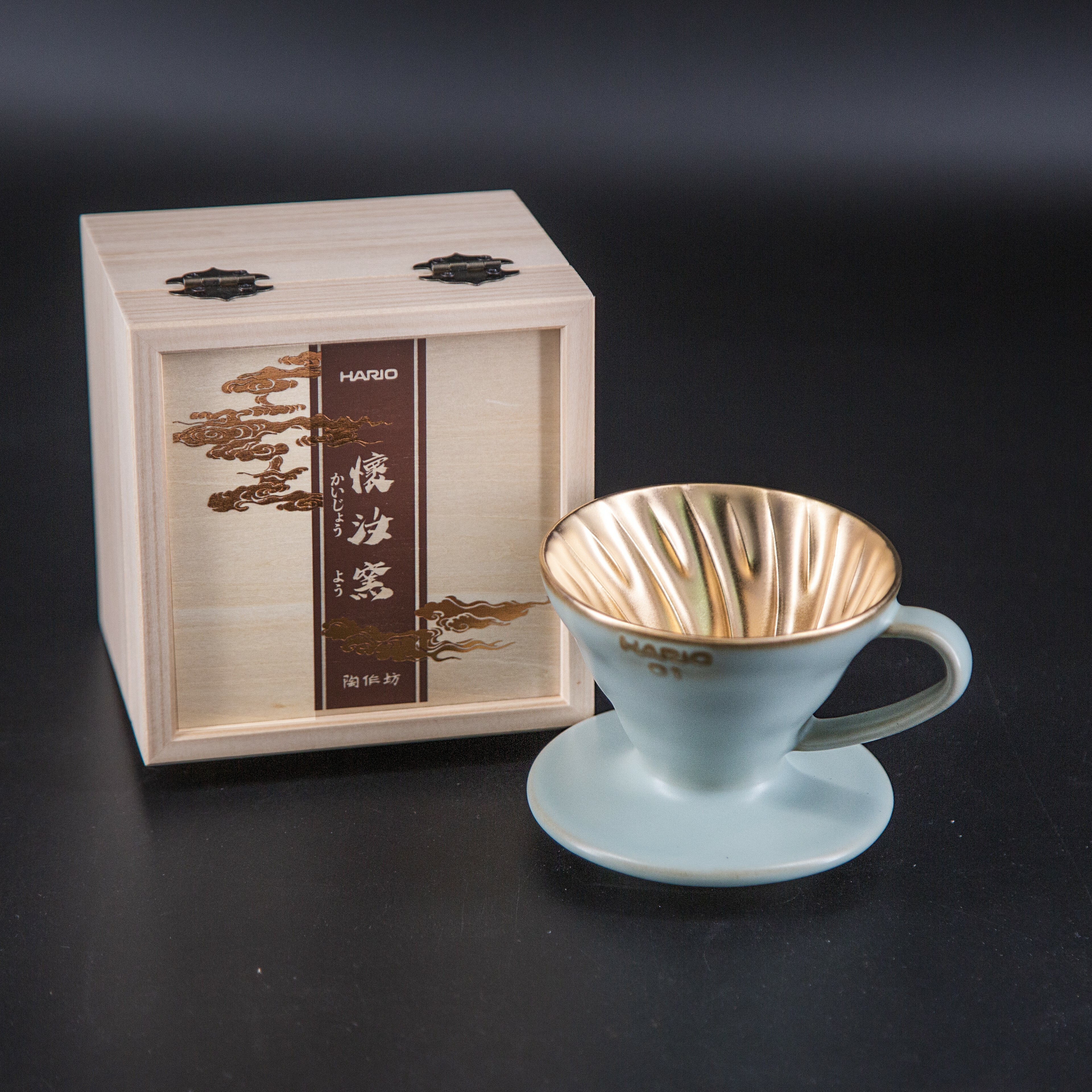 懷汝窯金緣01咖啡濾杯