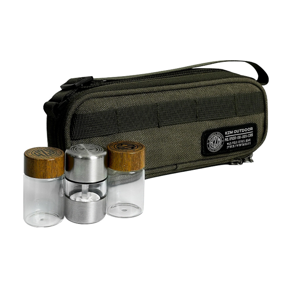 KZM 工業風玻璃調味罐組S號