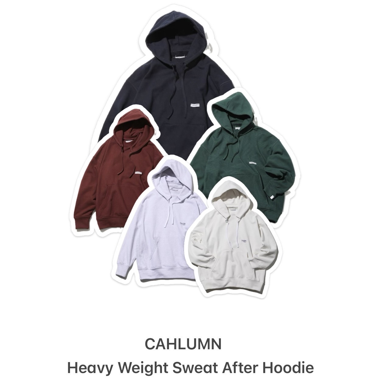 Cahlumn 帽踢 日本限定 重磅小Logo