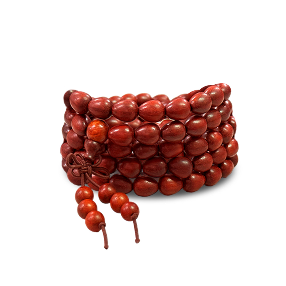 【菩提居】鶴頂血檀神魄唸珠7mm