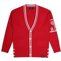 [S] BOYLONDON UNISEX PREMIUM EAGLE JACQUARD CARDIGAN,RED, B94KC2001U55 (SBB370)