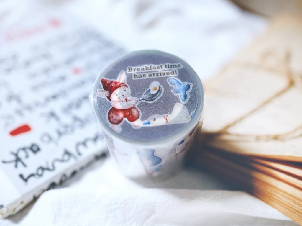 Sonia．兔娃心曲:玩具樂章 5cm霧面PET膠帶 <整捲/分裝>