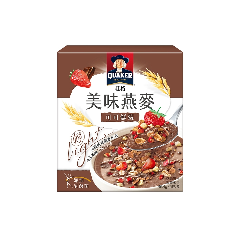 【桂格】美味燕麥可可鮮莓 5入/盒
