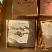 [S] KATE SPADE KD785 SPOT THE SPADE BRACELET,CLEAR/ROSE, 19602138708 (SKS892)