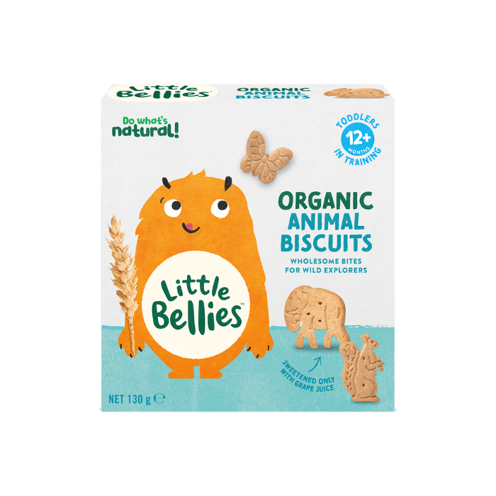 Little Bellies 有機全素無添加糖全麥動物餅乾 （12個月或以上嬰幼兒小食）(92904)