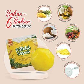 🇲🇾 馬來西亞超人氣 菠蘿皂 SEKETUL Sabun Putehh Sepuk Original （PF172)