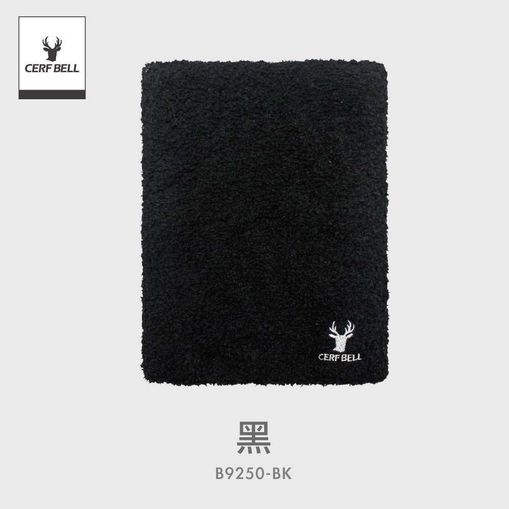 【肌暖】經典保暖系列 素面刺繡保暖圍脖丨B9250