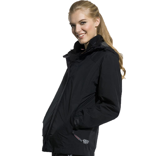 JORDON 1072 GORE-TEX防水透氣POLARTEC兩件式外套 女款 (黑、紫) 輕量/保暖/登山健行/出國/賞雪/遊學 06JW1072