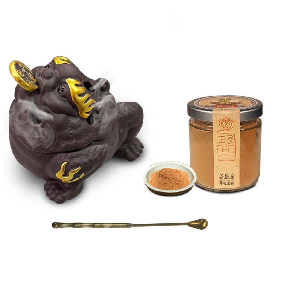 【菩提居】烈火金蟾香爐組(招財吸金)