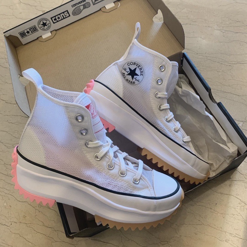 【Focus Store】零碼特惠 Converse Run Star Hike High 'Concrete Heat - White' 白粉 167851C